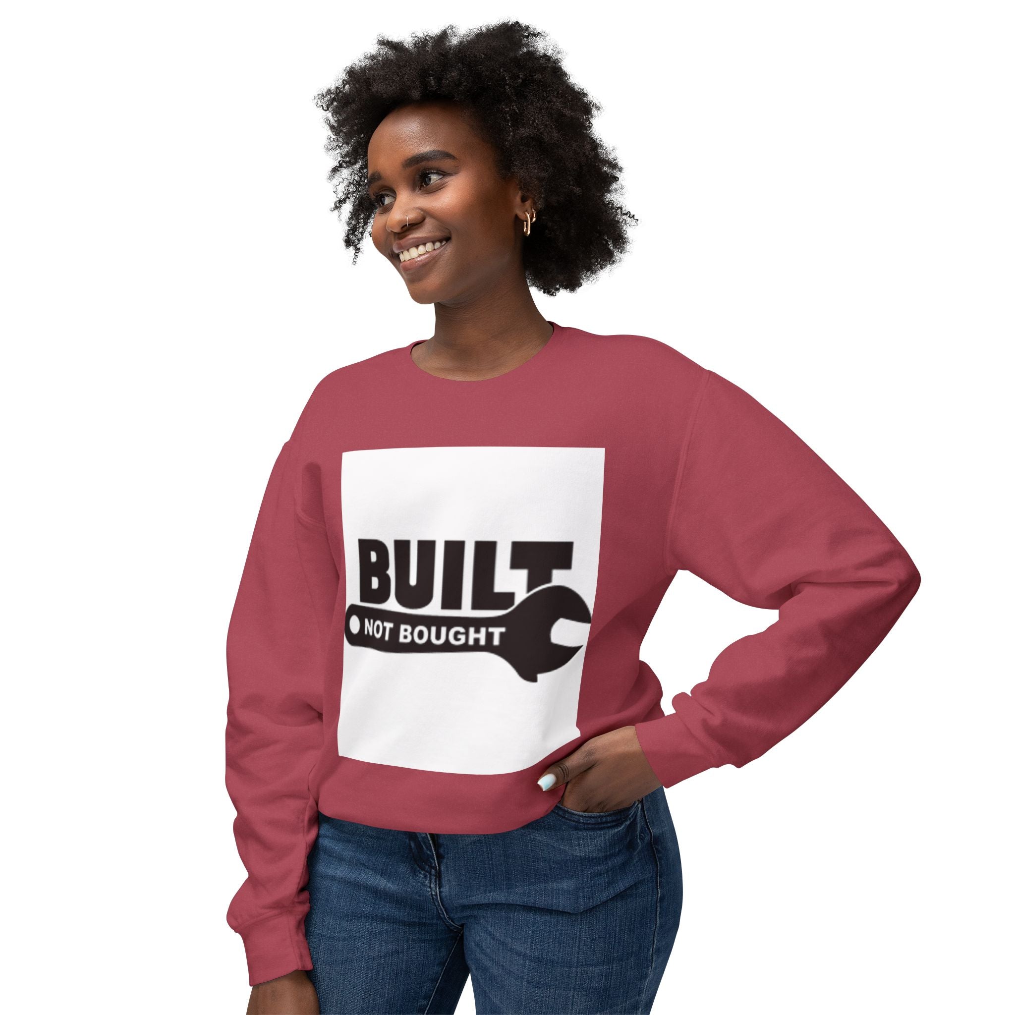Built Not Bought Sweatshirt — 'Built Not Bought' Mechanics Crewneck