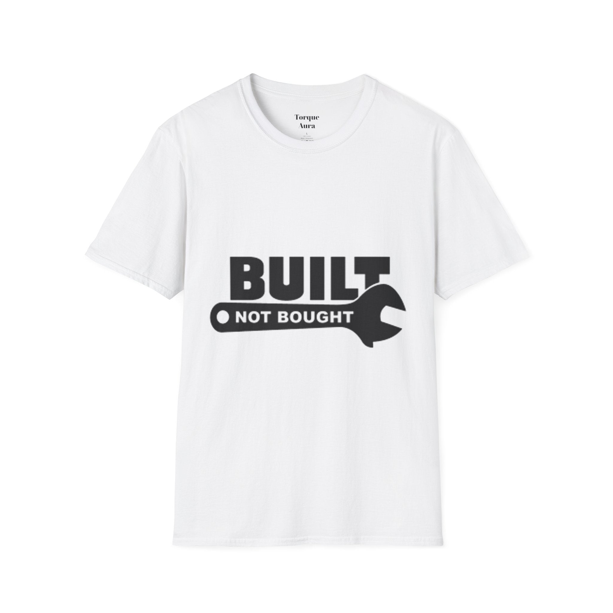 Built Not Bought T-Shirt — Wrench Garage Mechanics Tee