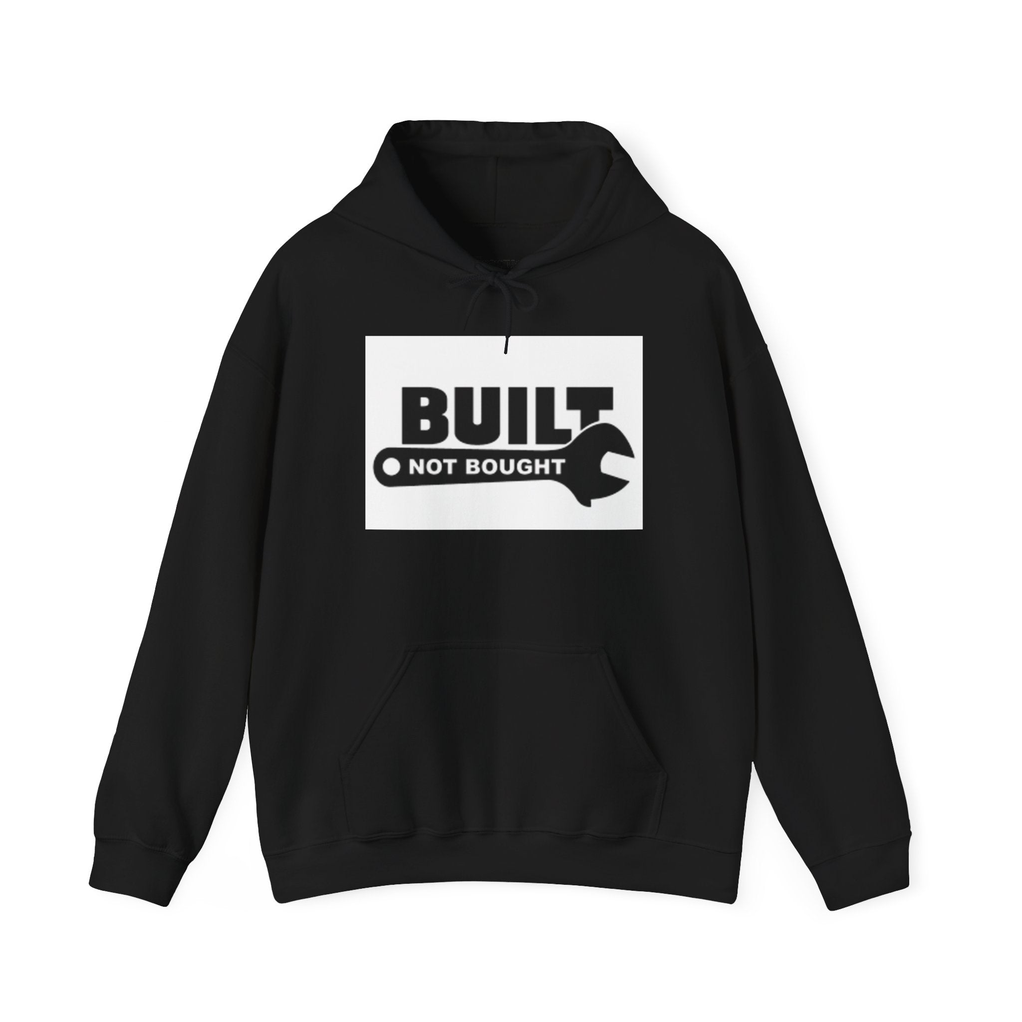 Built Not Bought Hoodie — Mechanic DIY Pride Hooded Sweatshirt
