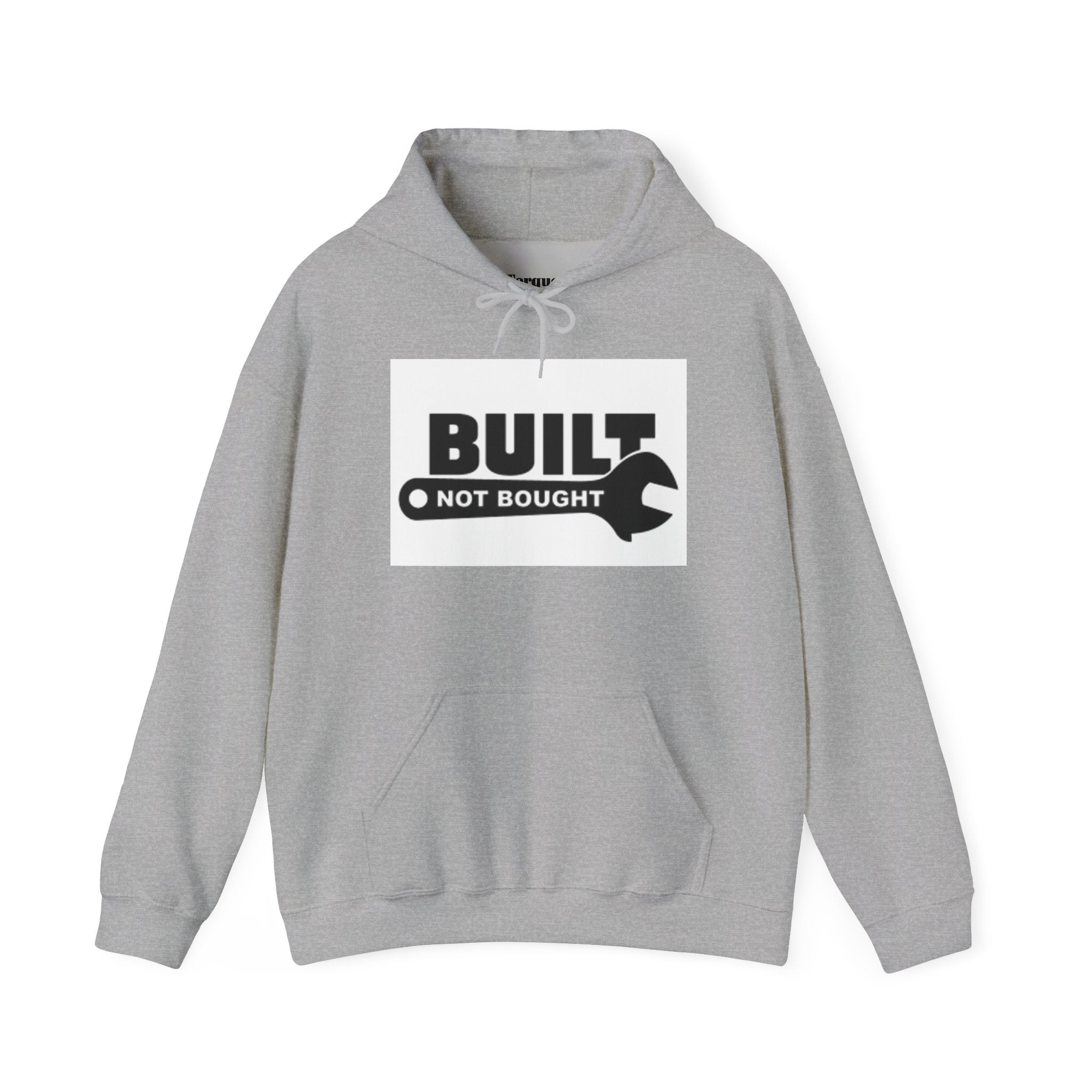Built Not Bought Hoodie — Mechanic DIY Pride Hooded Sweatshirt