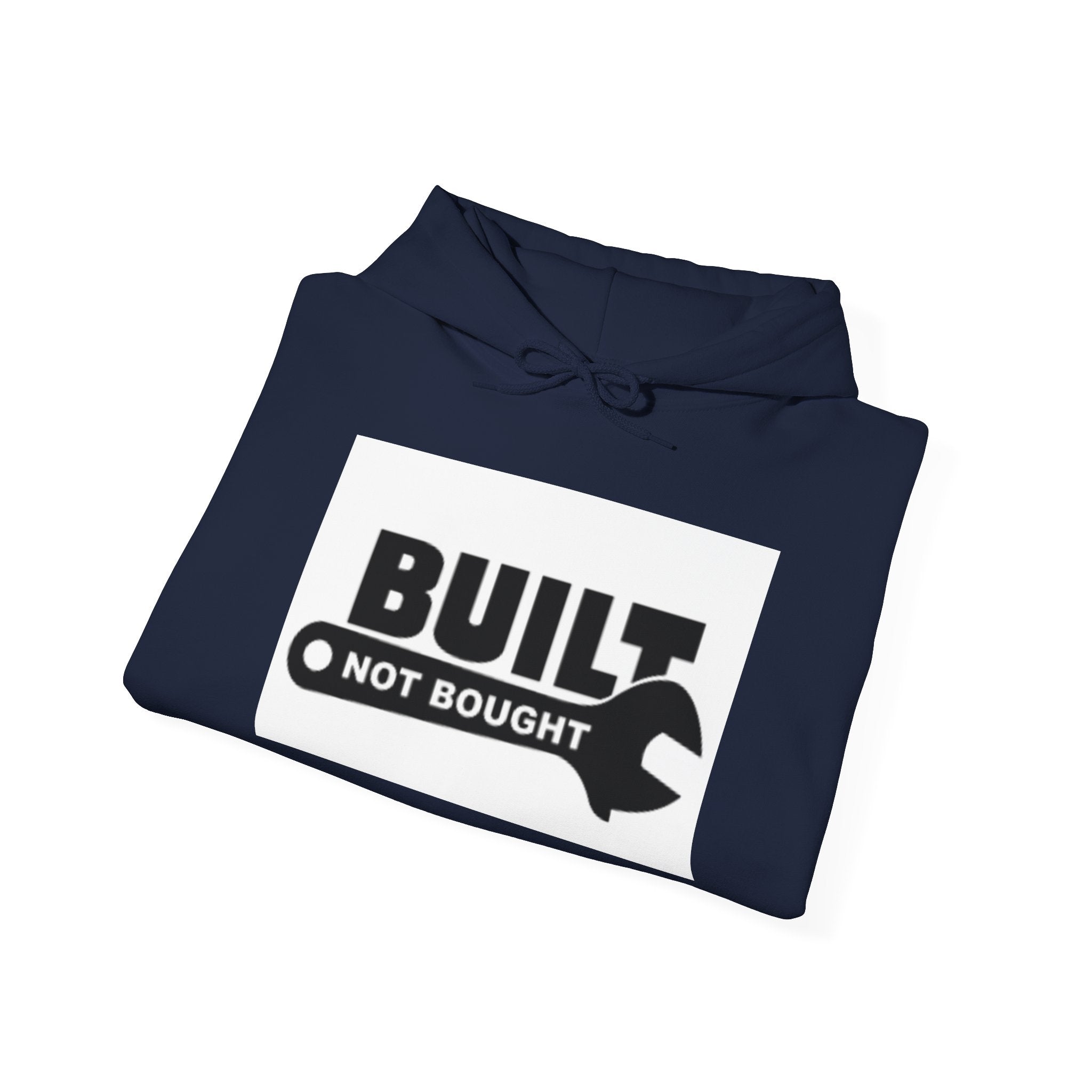 Built Not Bought Hoodie — Mechanic DIY Pride Hooded Sweatshirt