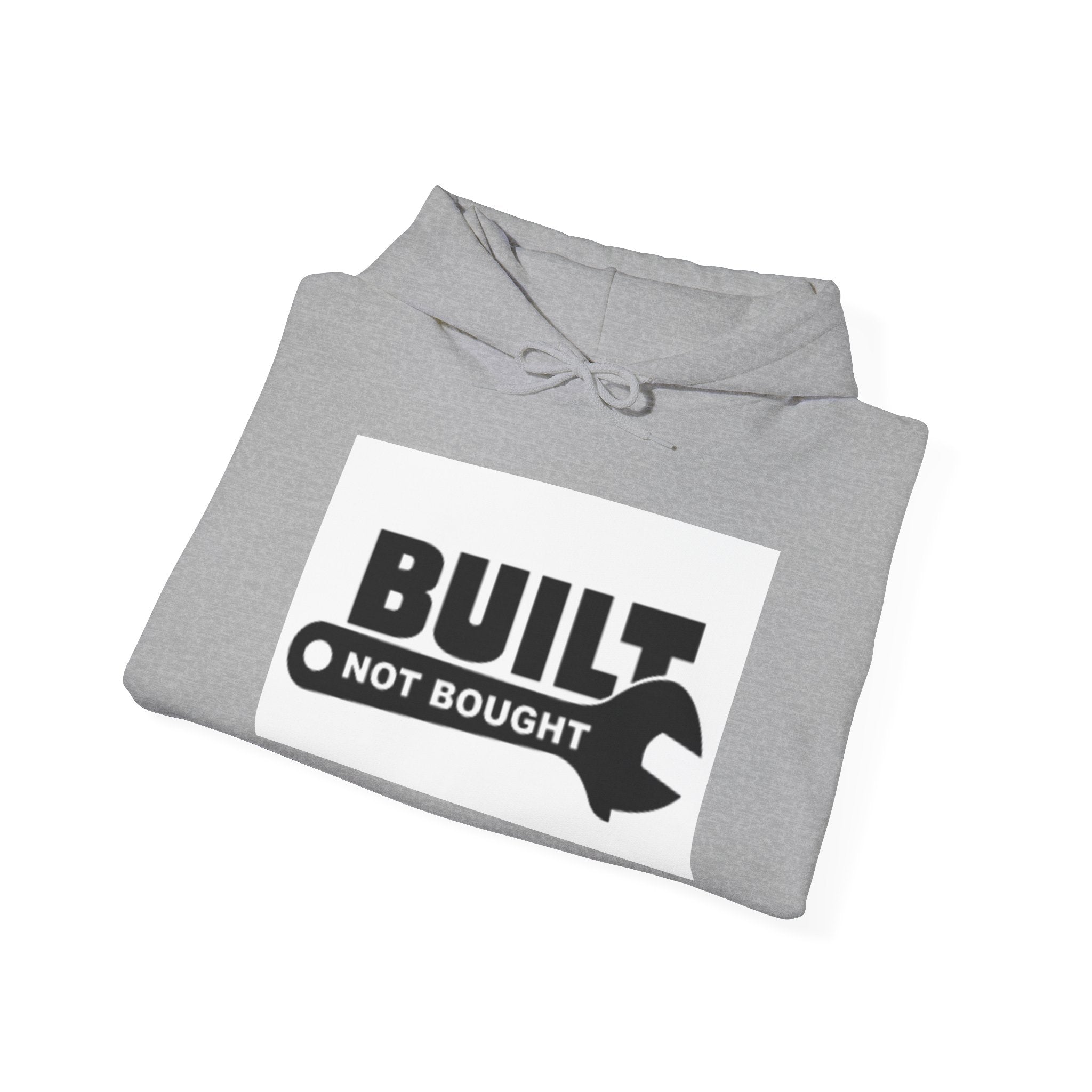 Built Not Bought Hoodie — Mechanic DIY Pride Hooded Sweatshirt