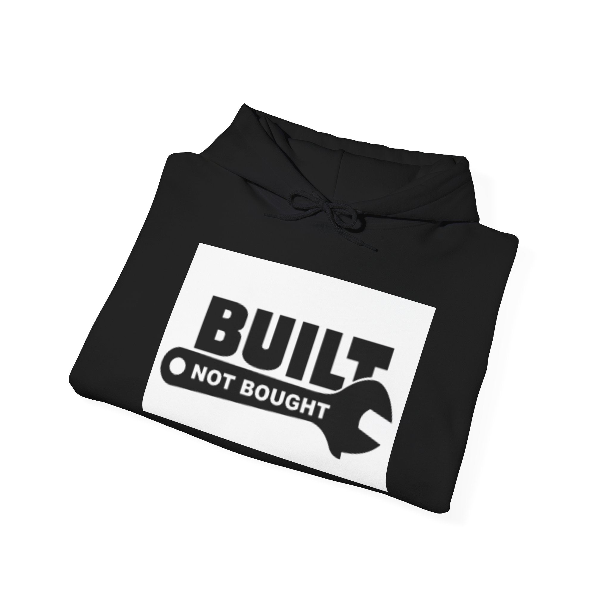 Built Not Bought Hoodie — Mechanic DIY Pride Hooded Sweatshirt